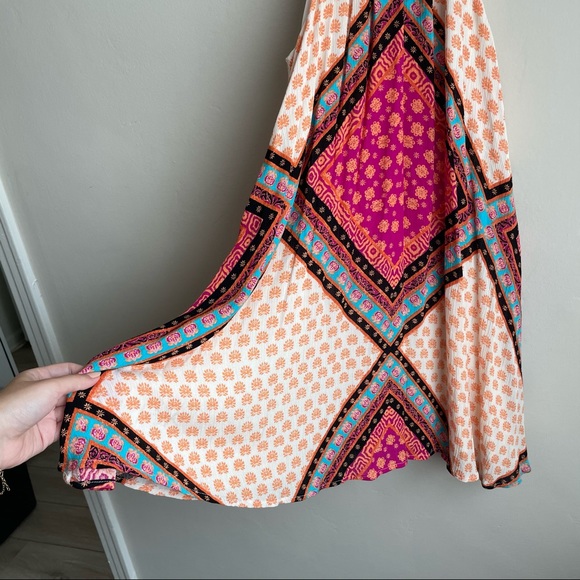 MINKPINK AFRICAN TRANCE TASSEL TIE SWING DRESS - Picture 4 of 11